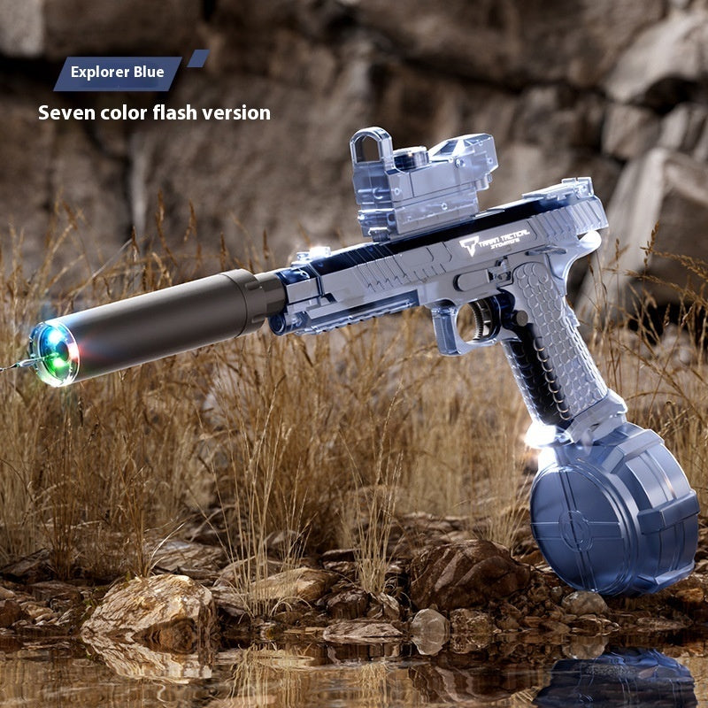 Electric With Light Water Gun Electric Continuous Hair Water Pistols